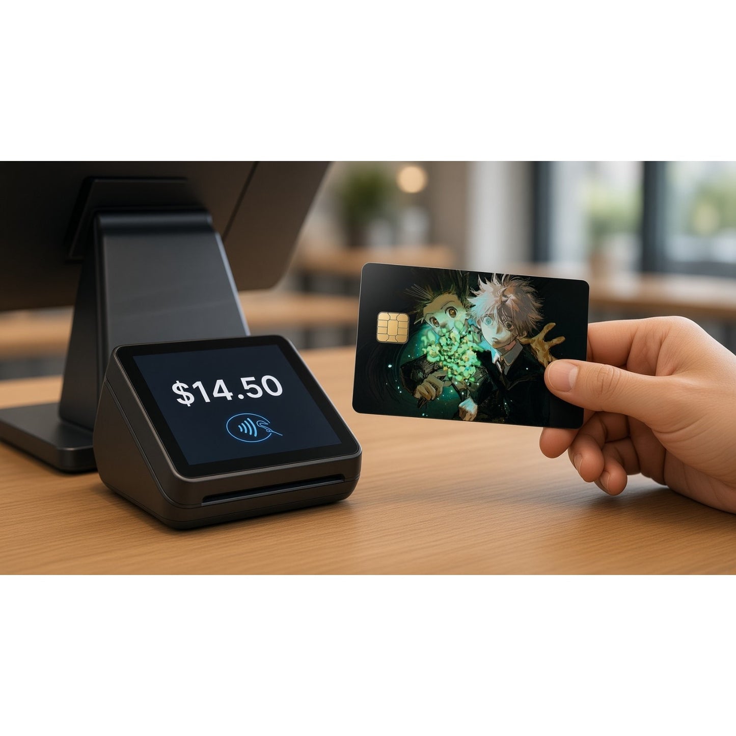 Gon & Killua's Light & Shadow HunterXHunter Debit Card Credit Card Skin