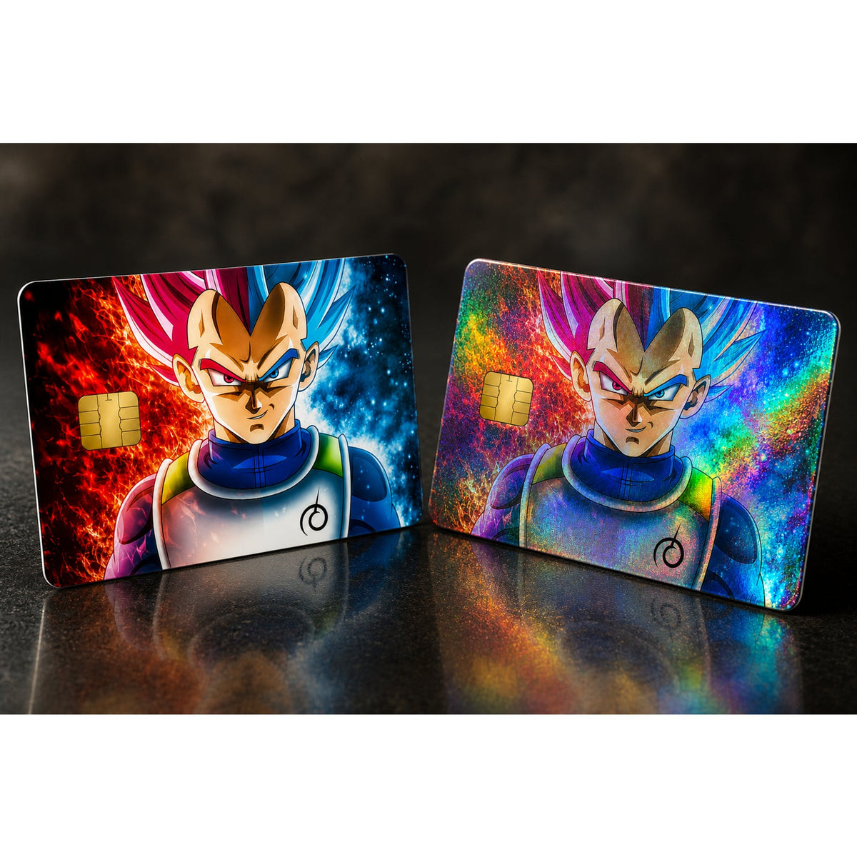 Vegeta Super Saiyan Blue Red Credit Card Skin Anime Debit Card Vinyl Decal