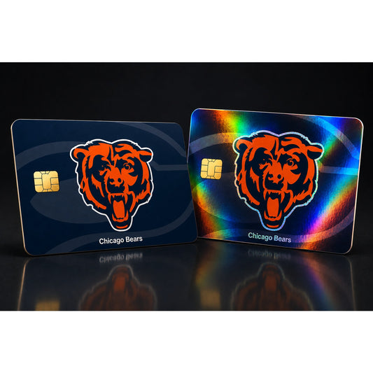Chicago Bears Credit Debit Card Skin Decal NFL Football Vinyl Sticker Sports