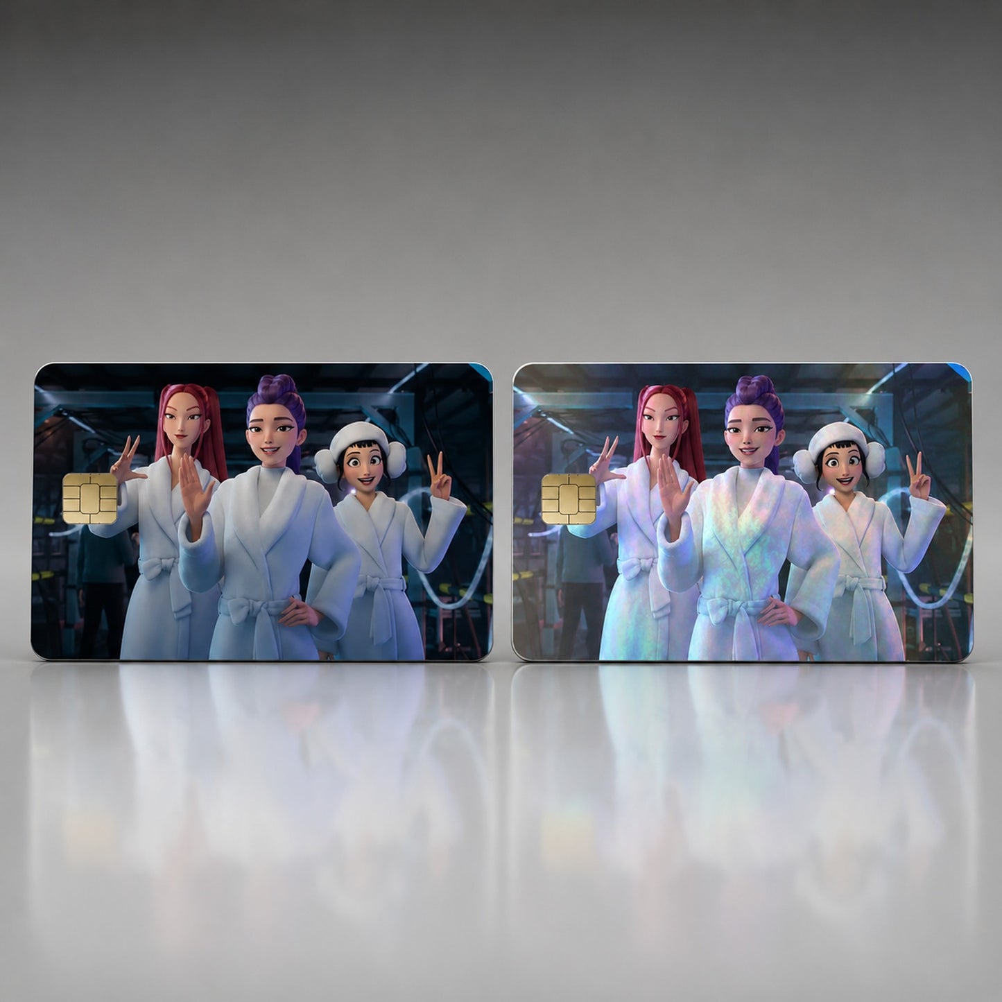 Huntrix's Pre-Show Spa Protocol K-pop Demon Hunters Debit Card Credit Card Skin