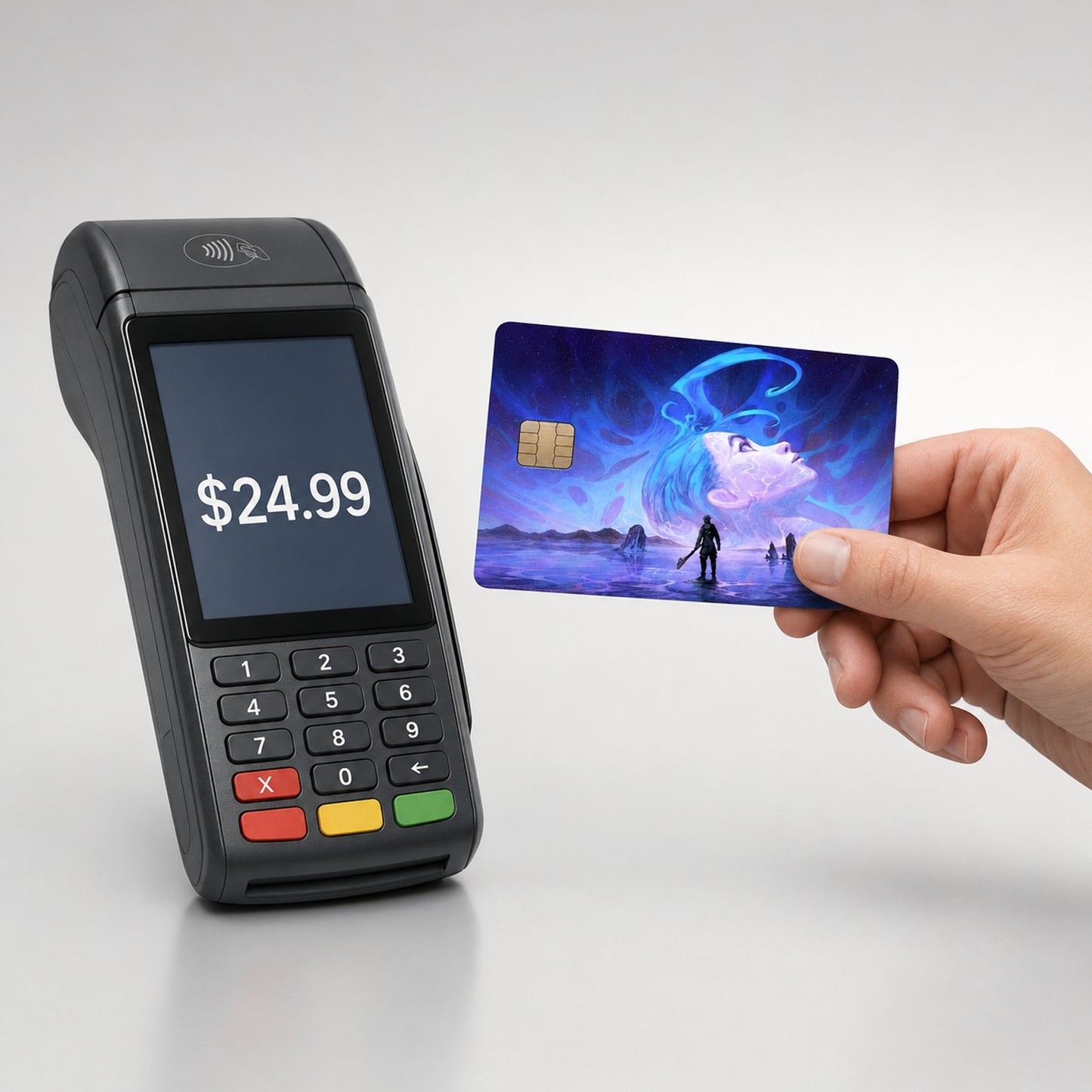Jinx & Ekko's Stardust Memory League of Legends Debit Card Credit Card Skin