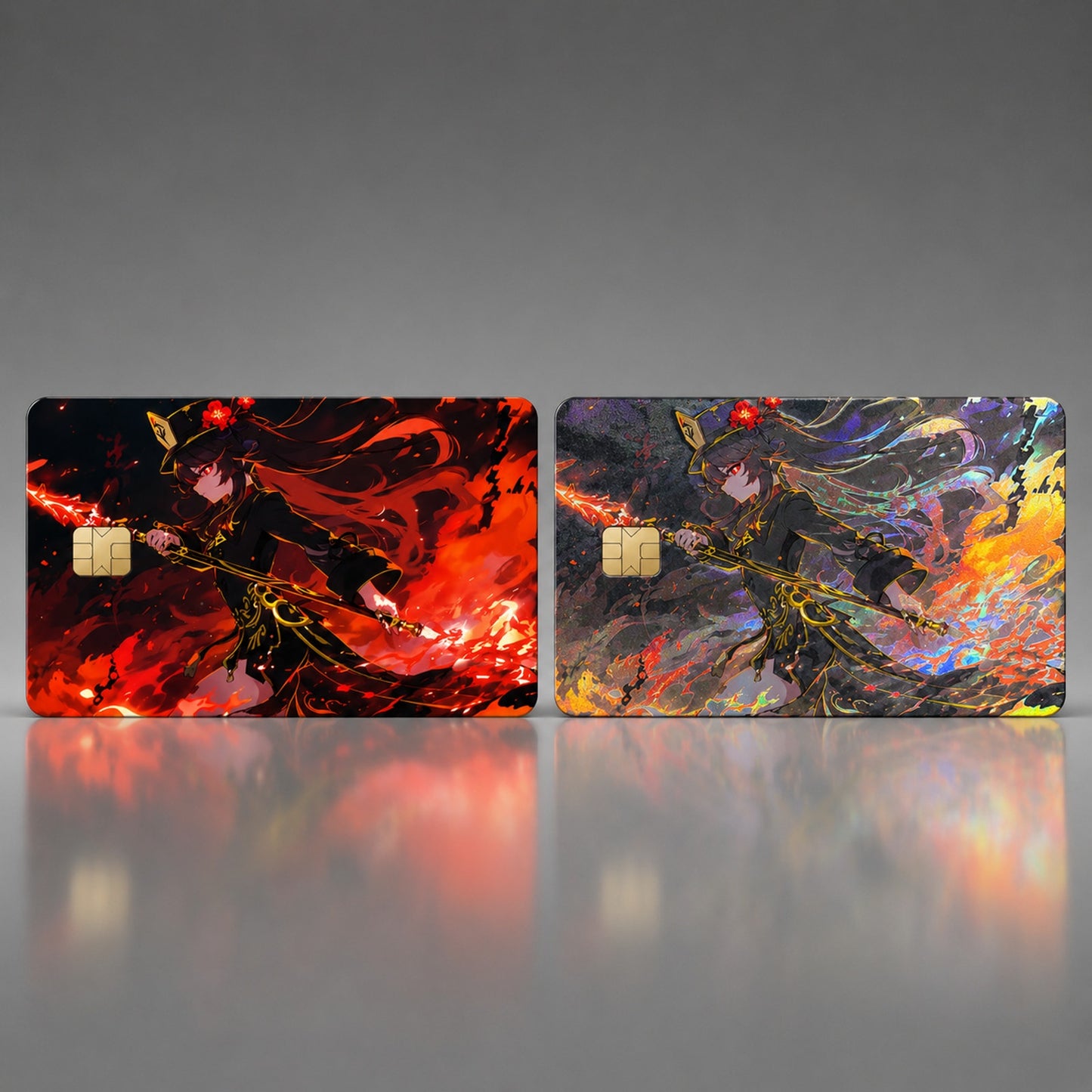 Hu Tao The Crimson Cremation Genshin Debit Card Credit Card Skin