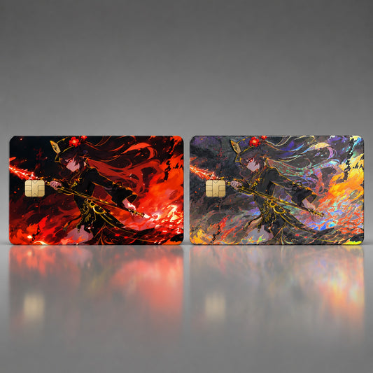 Genshin Impact Hu Tao Crimson Cremation Credit Card Skin