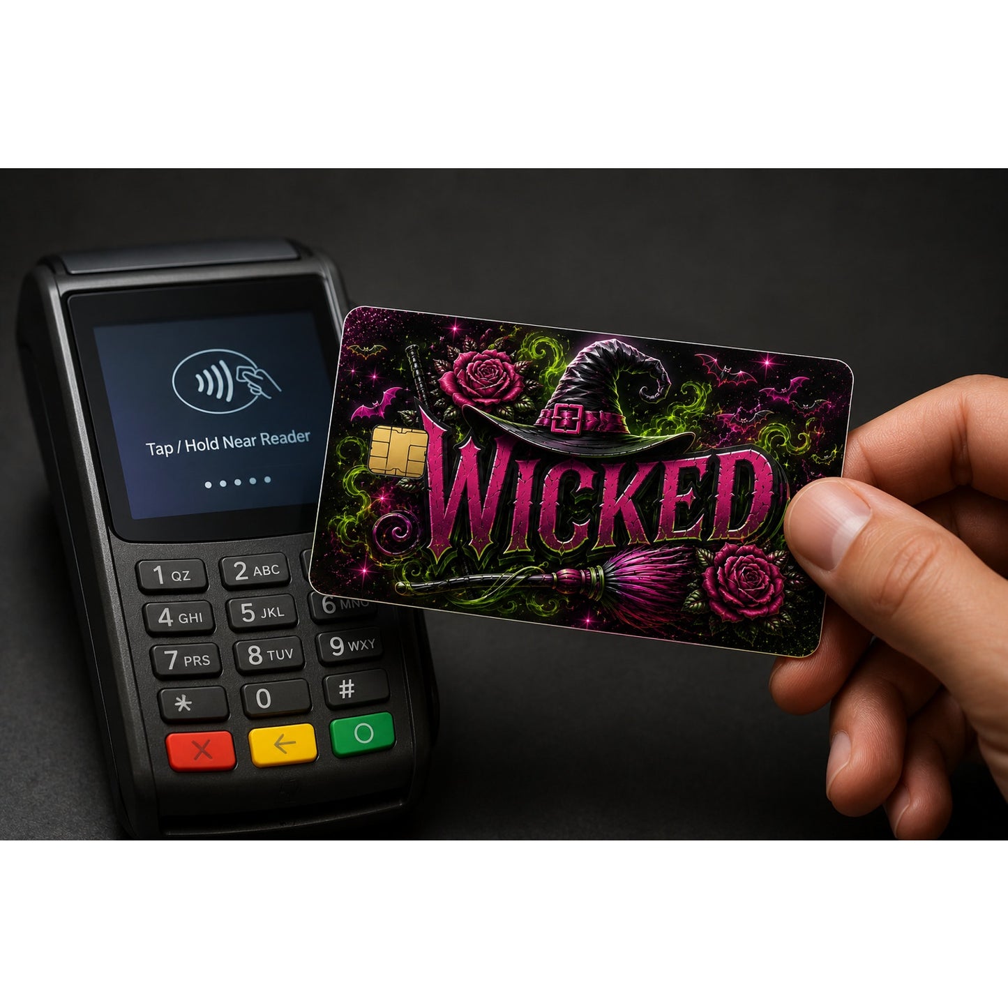 Wicked Debit / Credit Card Skin Sticker Decal