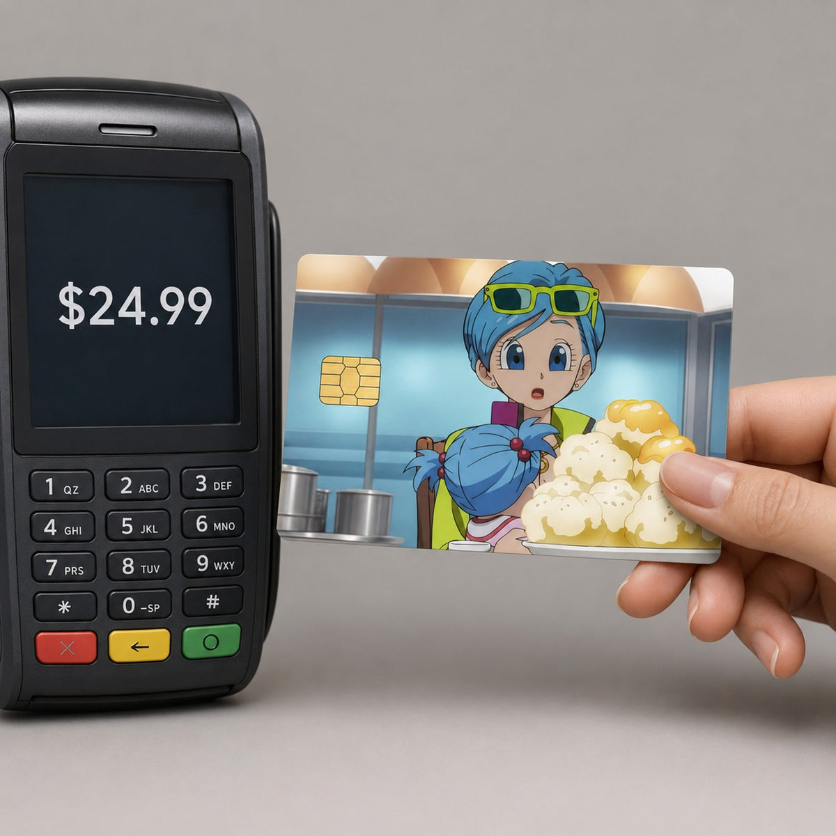 Bulma's Sweet Surprise Dragon Ball Z Debit Card Credit Card Skin