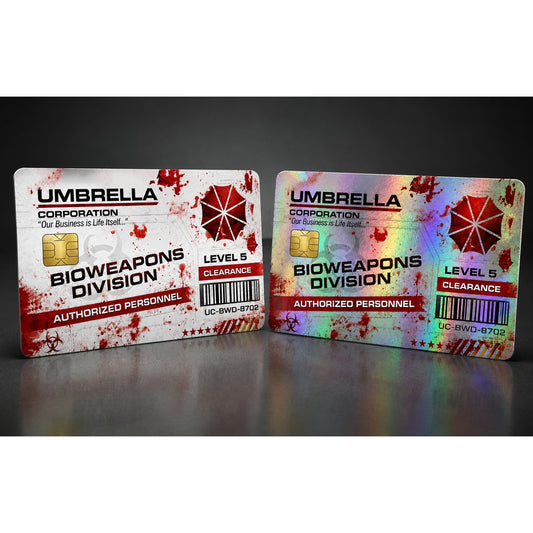 Red & White Umbrella Lab Clearance Credit Card Skin Debit Card Vinyl Sticker