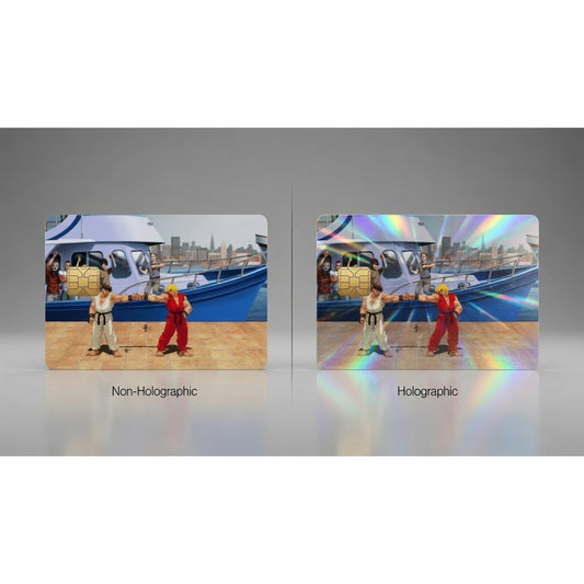 Street Fighter Ryu vs Ken Retro 80s90s Games Debit Card Credit Card Skin