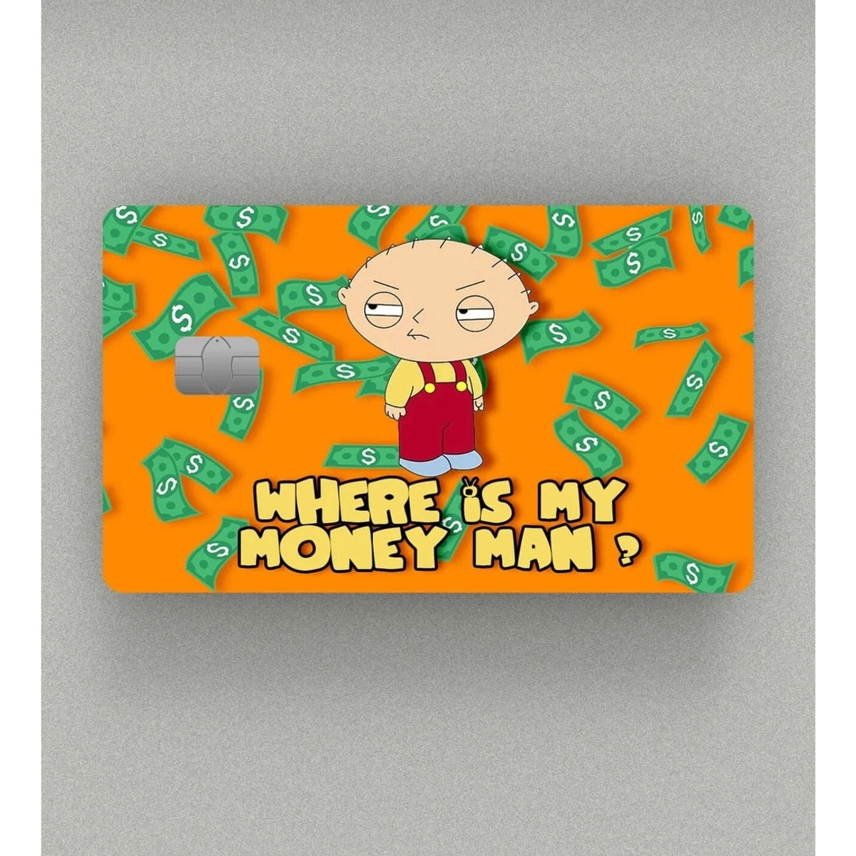 Family Guy Stewie Where Is My Money Credit Card Skin