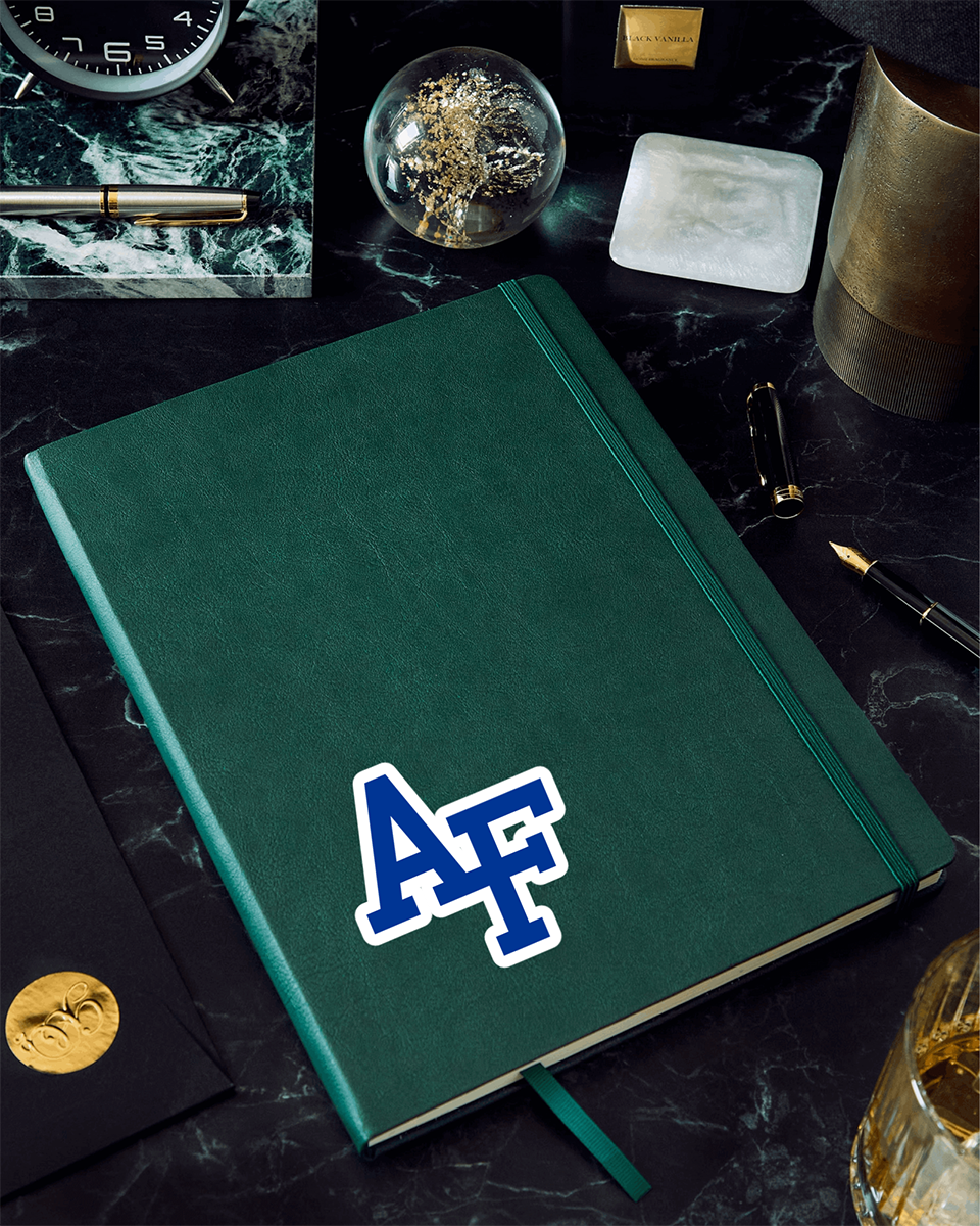 Calcomanía de vinilo de fútbol de la NCAA de los Falcons de la Fuerza Aérea para el ordenador portátil de la ventana del camión del coche