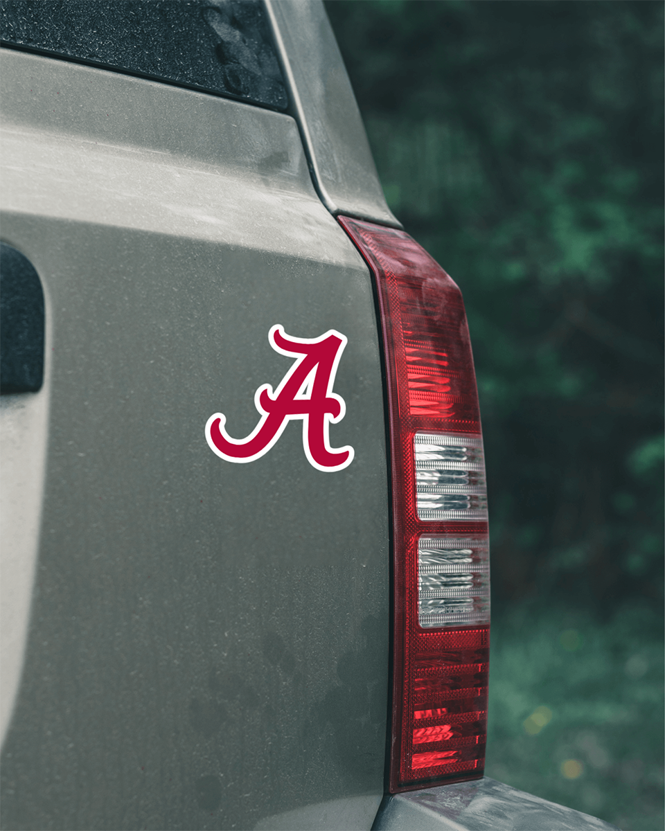 University of Alabama A Vinyl Sticker/Decal -NCAA -College Football -Crimson Tide