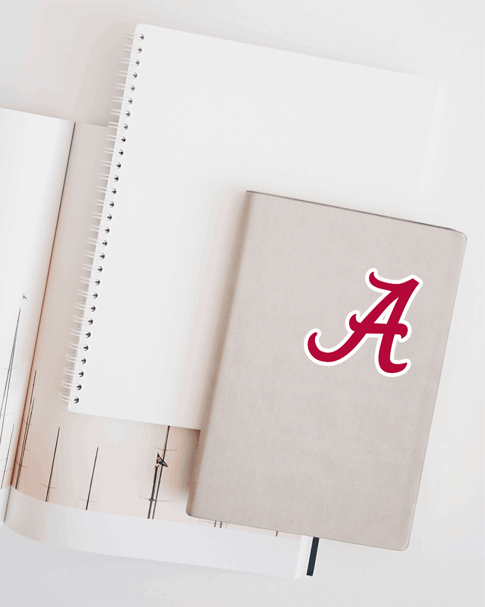 University of Alabama A Vinyl Sticker/Decal -NCAA -College Football -Crimson Tide