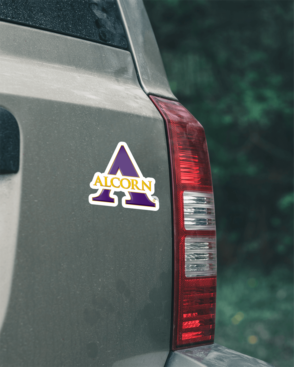 Alcorn State University Vinyl Decal for Laptop, or Car Window