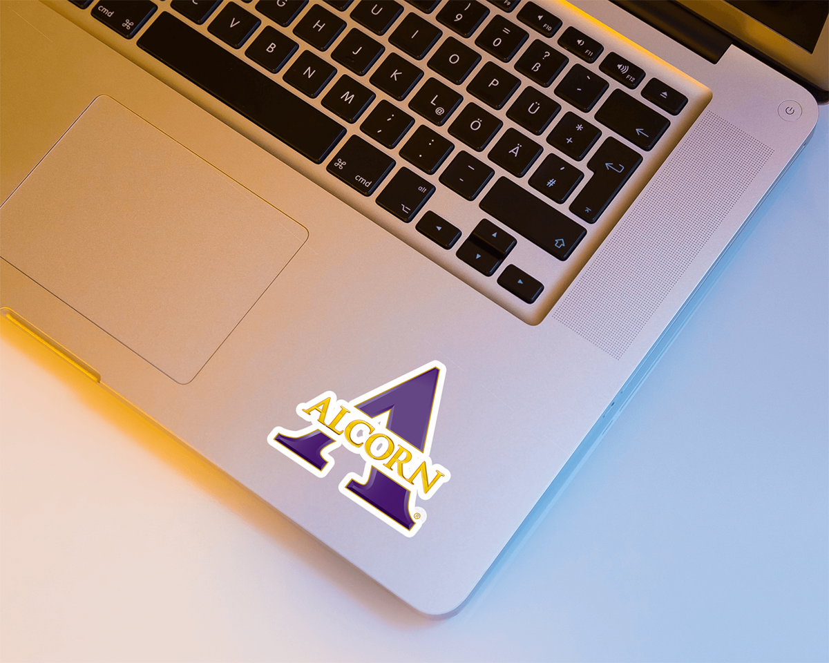 Alcorn State University Vinyl Decal for Laptop, or Car Window