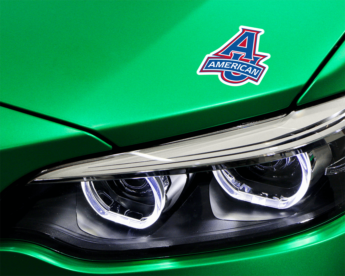 American University AU Eagles NCAA Football Vinyl Decal for Car Truck Window Laptop