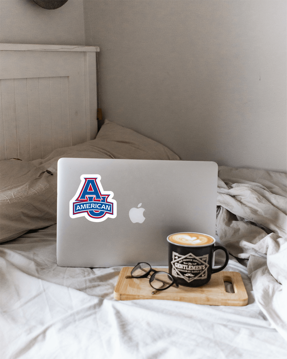 American University AU Eagles NCAA Football Vinyl Decal for Car Truck Window Laptop