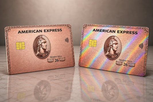 American Express Rose Gold Style Credit Card Skin