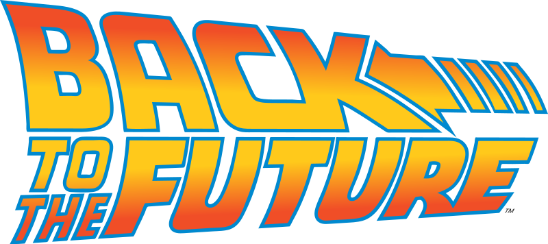 Back to the future Logo Vinyl Sticker Decal