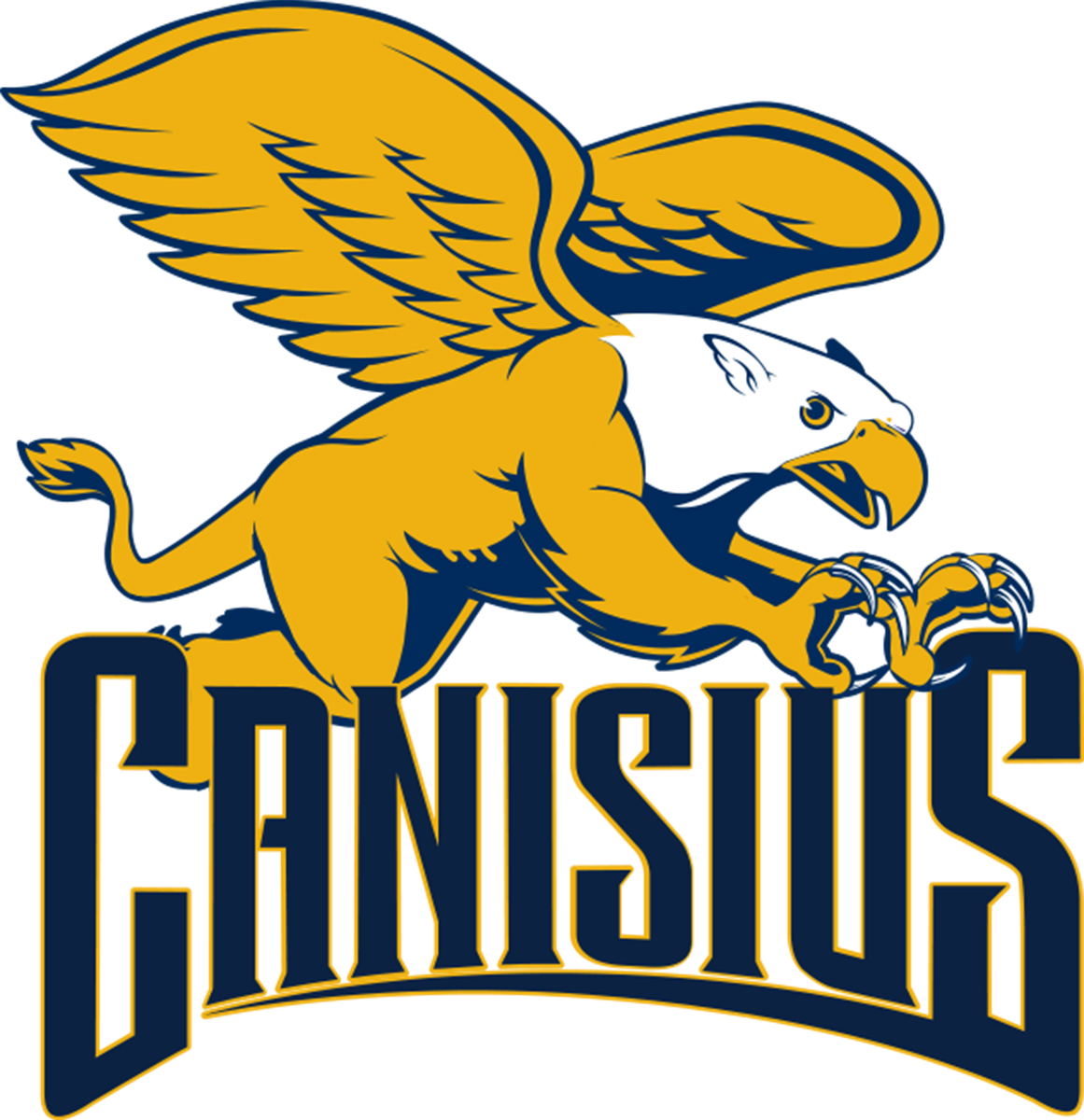 Canisius Golden Griffins NCAA Football Vinyl Decal for Car Truck Window Laptop - DECALS OF AMERICA