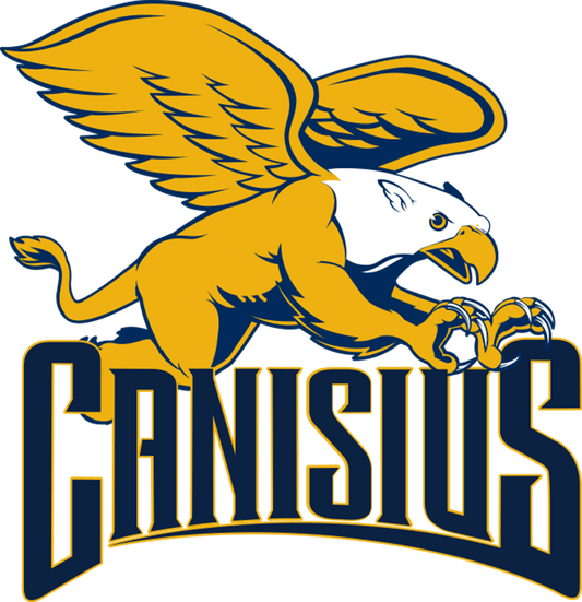 Canisius Golden Griffins NCAA Football Vinyl Decal for Car Truck Window Laptop - DECALS OF AMERICA