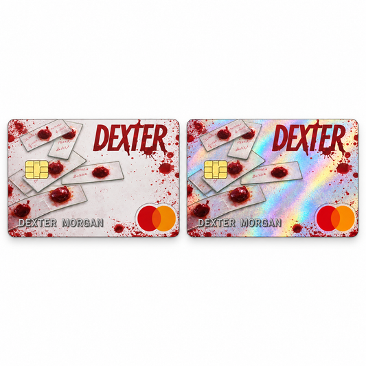 Dexter Morgan Bl00d Splat Credit Card Skin Sticker