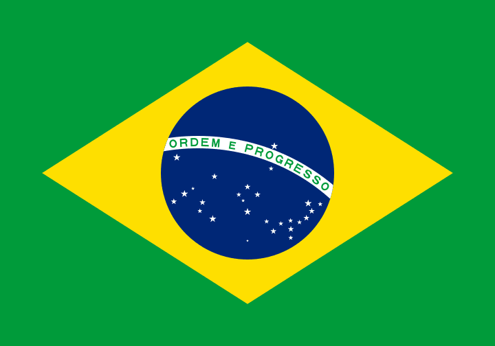 BRAZIL COUNTRY FLAG, STICKER, DECAL, 5YR VINYL