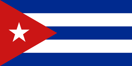 CUBA COUNTRY FLAG, STICKER, DECAL, 5YR VINYL