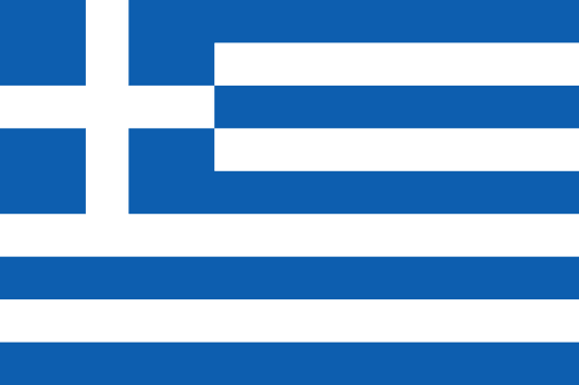 GREECE COUNTRY FLAG, STICKER, DECAL, 5YR VINYL