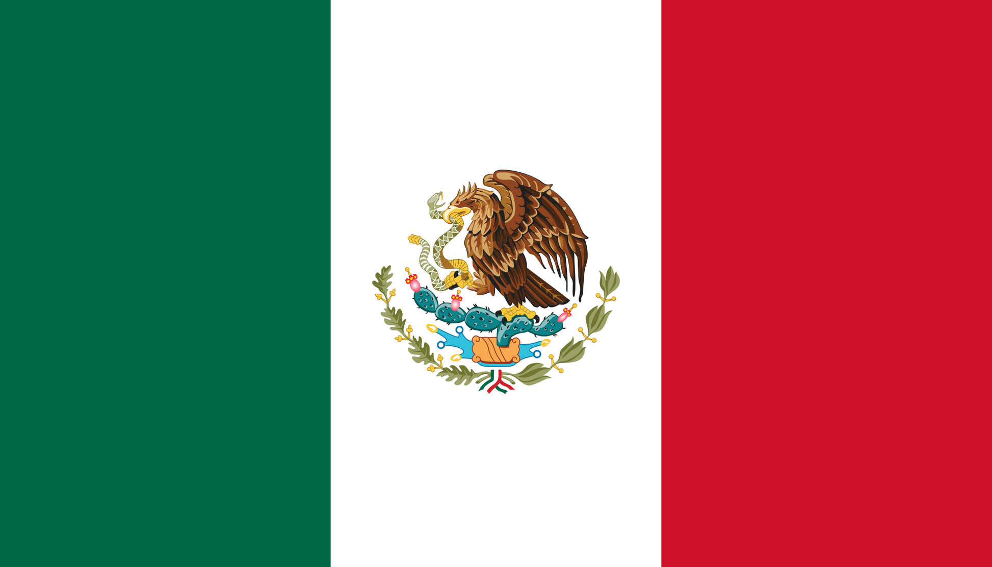 MEXICO COUNTRY FLAG, STICKER, DECAL, 5YR VINYL