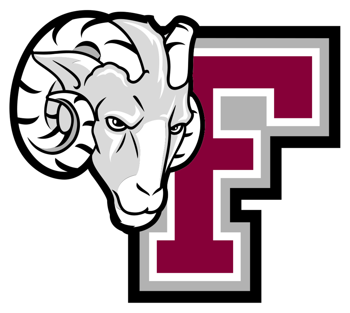 Fordham Rams NCAA Football Vinyl Decal for Car Truck Window Laptop - DECALS OF AMERICA