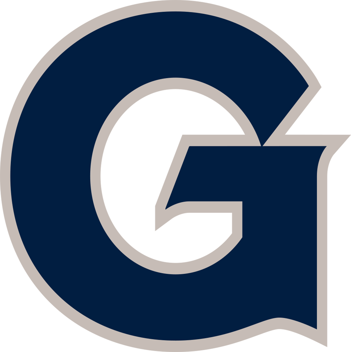 Georgetown Hoyas NCAA Football Vinyl Decal for Car Truck Window Laptop - DECALS OF AMERICA