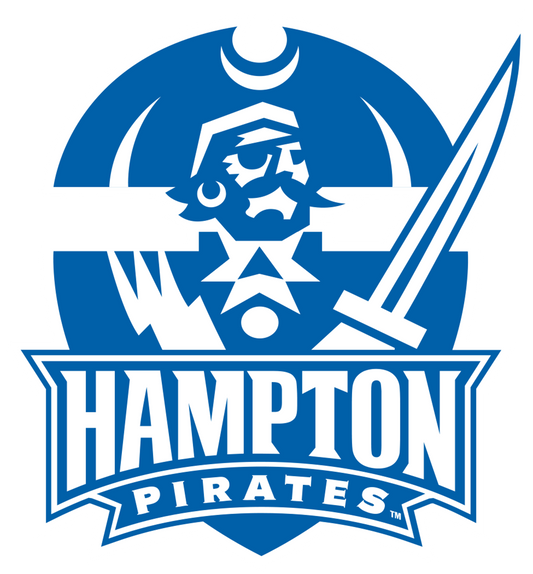 Hampton Pirates NCAA Football Vinyl Decal for Car Truck Window Laptop - DECALS OF AMERICA