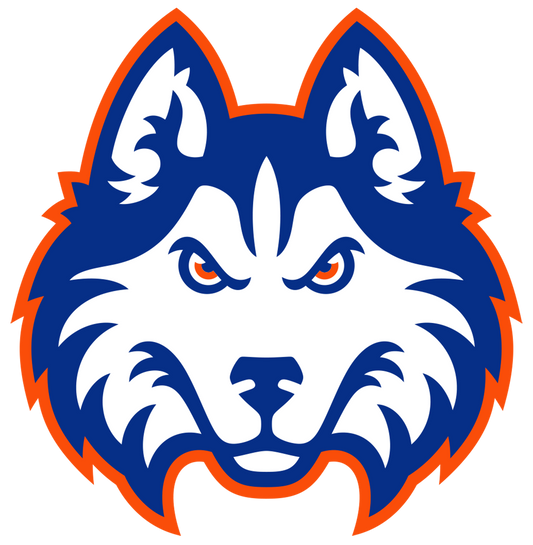 Houston Baptist Huskies NCAA Football Vinyl Decal for Car Truck Window Laptop - DECALS OF AMERICA