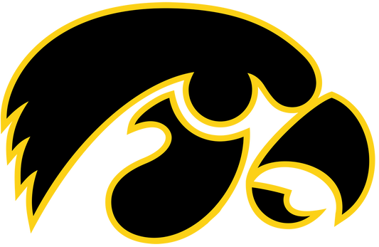 Iowa Hawkeyes NCAA Football Vinyl Decal for Car Truck Window Laptop