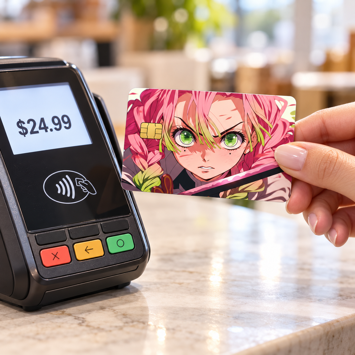 Mitsuri Kanroji Demon Slayer Credit & Debit Card Skin