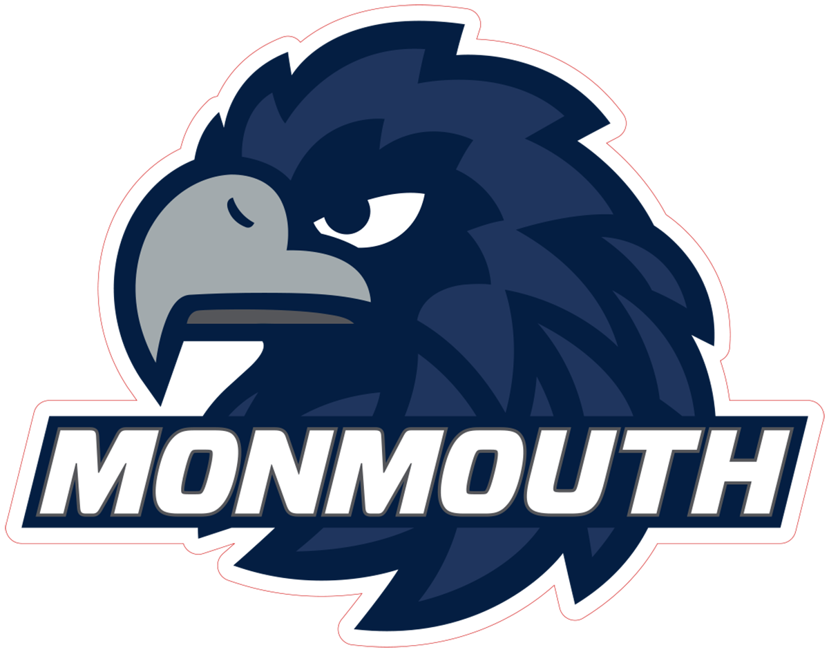 Monmouth Hawks NCAA Football Vinyl Decal for Car Truck Window Laptop - DECALS OF AMERICA