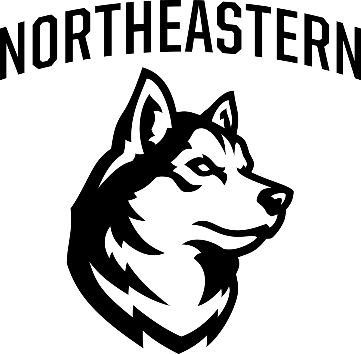 Northeastern Huskies NCAA Football Vinyl Decal for Car Truck Window Laptop - DECALS OF AMERICA