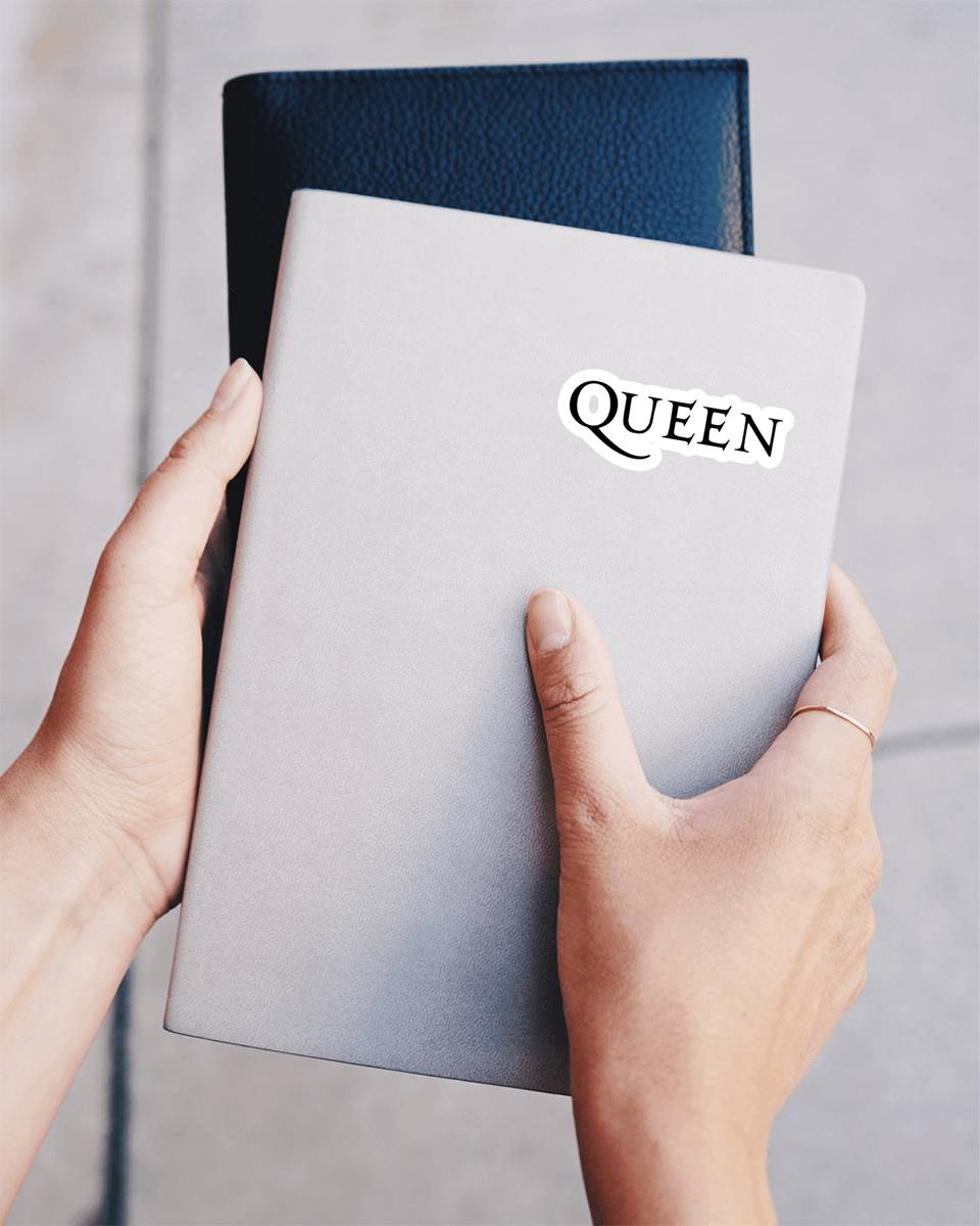 Queen Logo Vinyl Decal for Car Truck Window Laptop