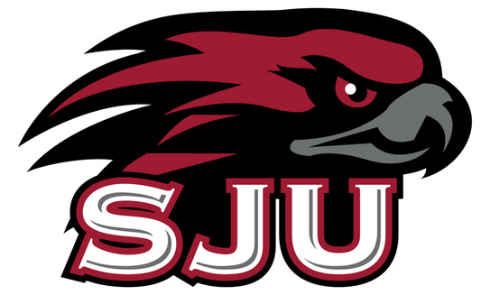 Saint Joseph's Hawks NCAA Football Vinyl Decal for Car Truck Window Laptop - DECALS OF AMERICA