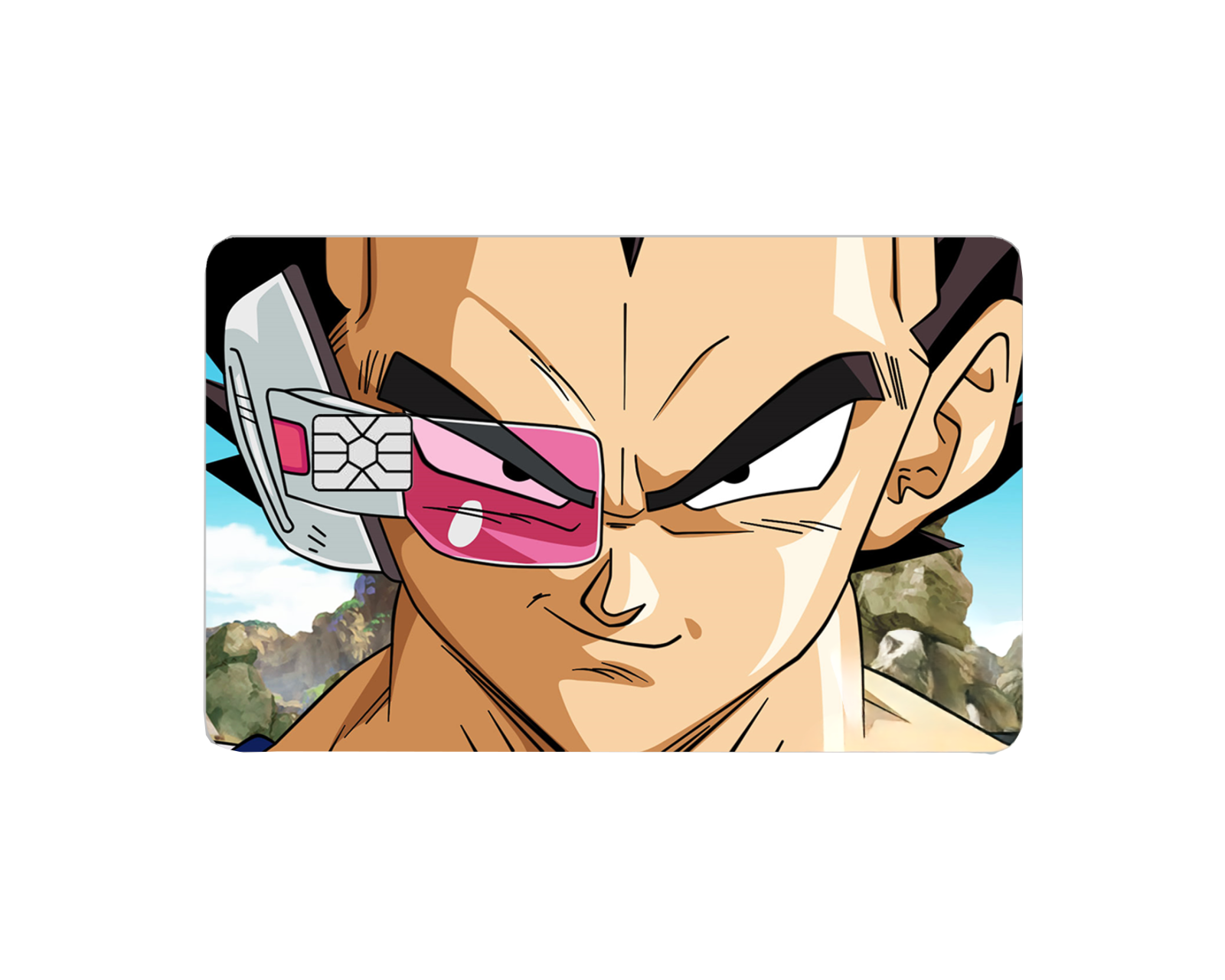 Scouter Vegeta Credit Card Skin: Protect Your Cards Today | DECALS OF ...