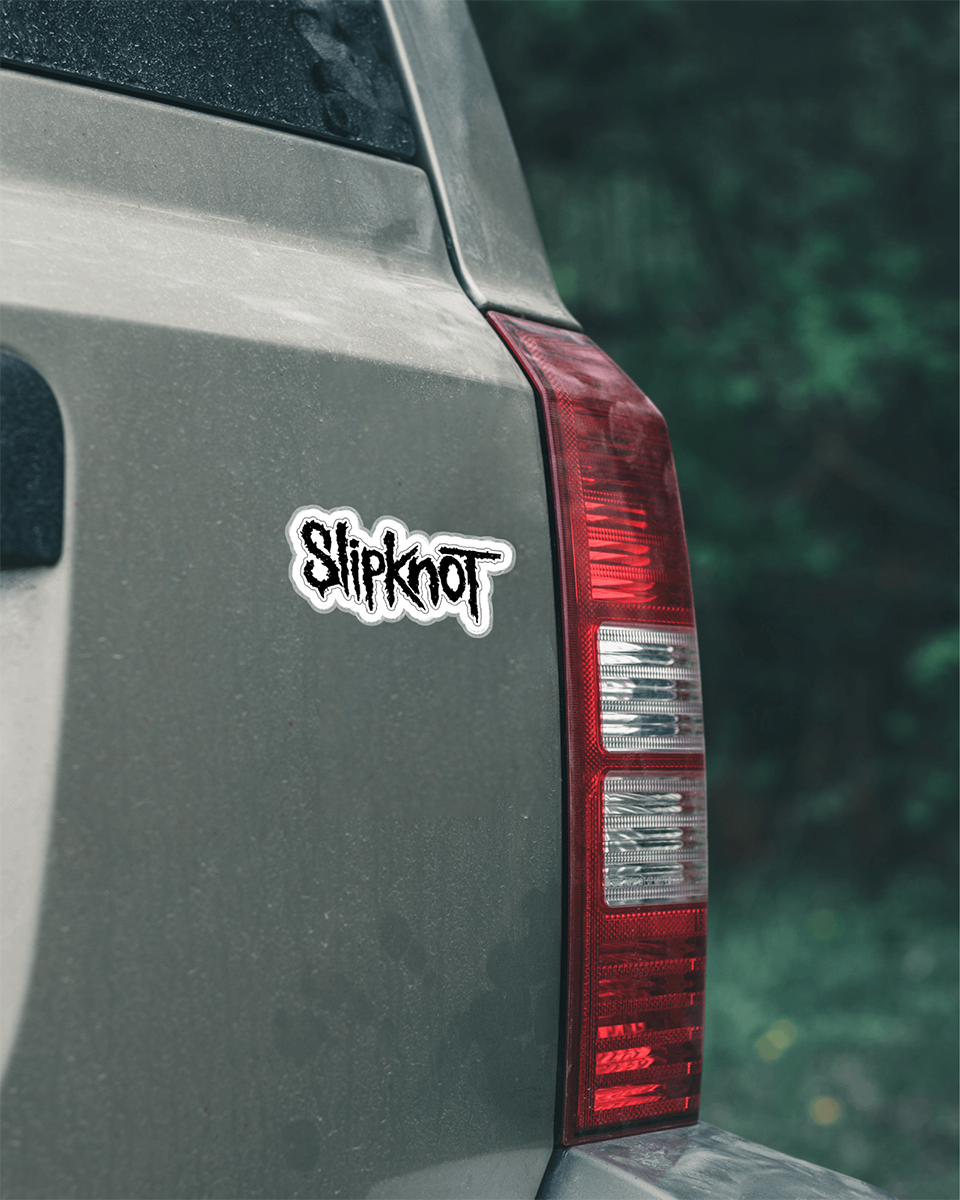 CALCOMANÍA/PEGATINA DE VINILO CON LOGO SLIPKNOT para ventana de coche portátil