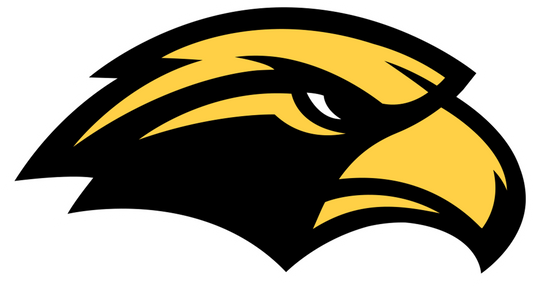 Southern Miss Golden Eagles  NCAA Football Vinyl Decal for Car Truck Window Laptop - DECALS OF AMERICA