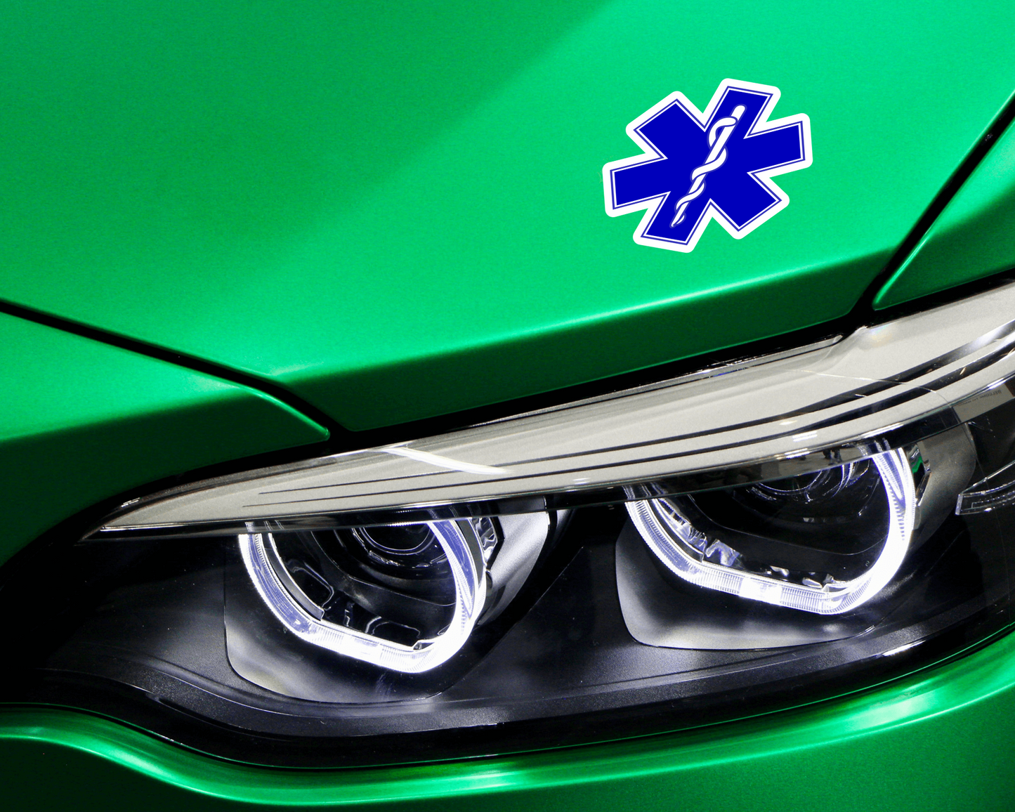 Corpsman Medic Star of Life Marine Patch vinyl decal for car, truck, window or laptop U.S. Marine Military