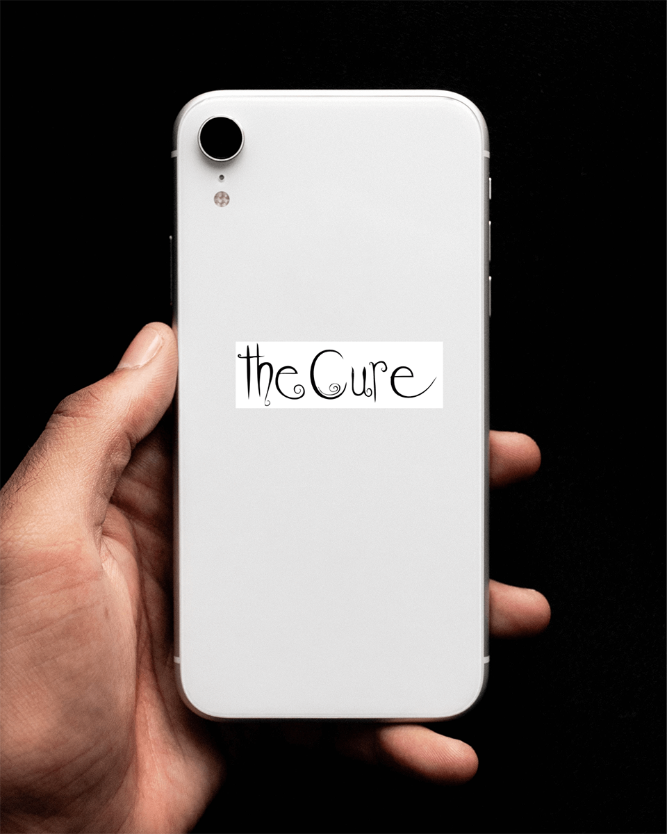 The Cure 1987-1992 logo Vinyl Decal for Car Truck Window Laptop