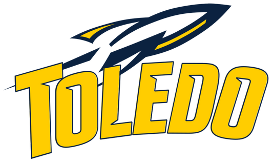 Toledo Rockets  NCAA Football Vinyl Decal for Car Truck Window Laptop - DECALS OF AMERICA