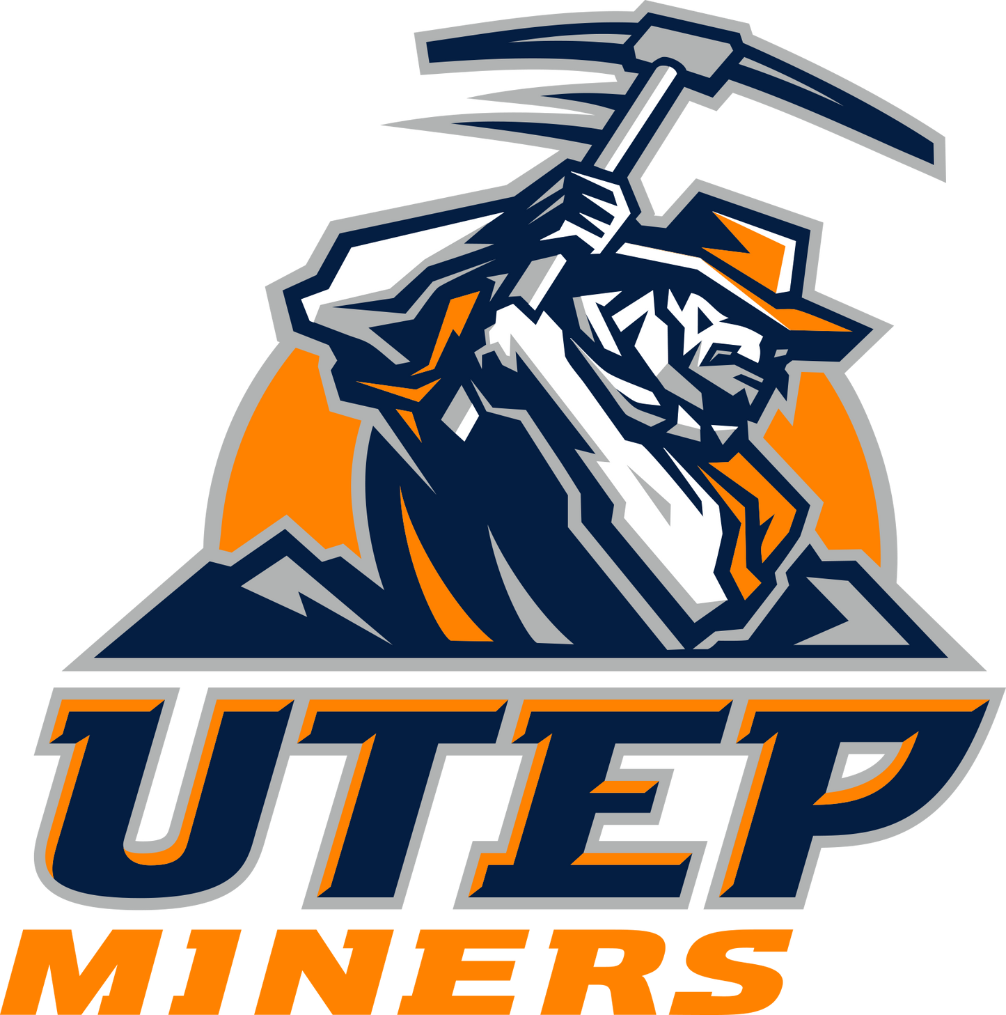 UTEP Miners NCAA Football Vinyl Decal for Car Truck Window Laptop - DECALS OF AMERICA