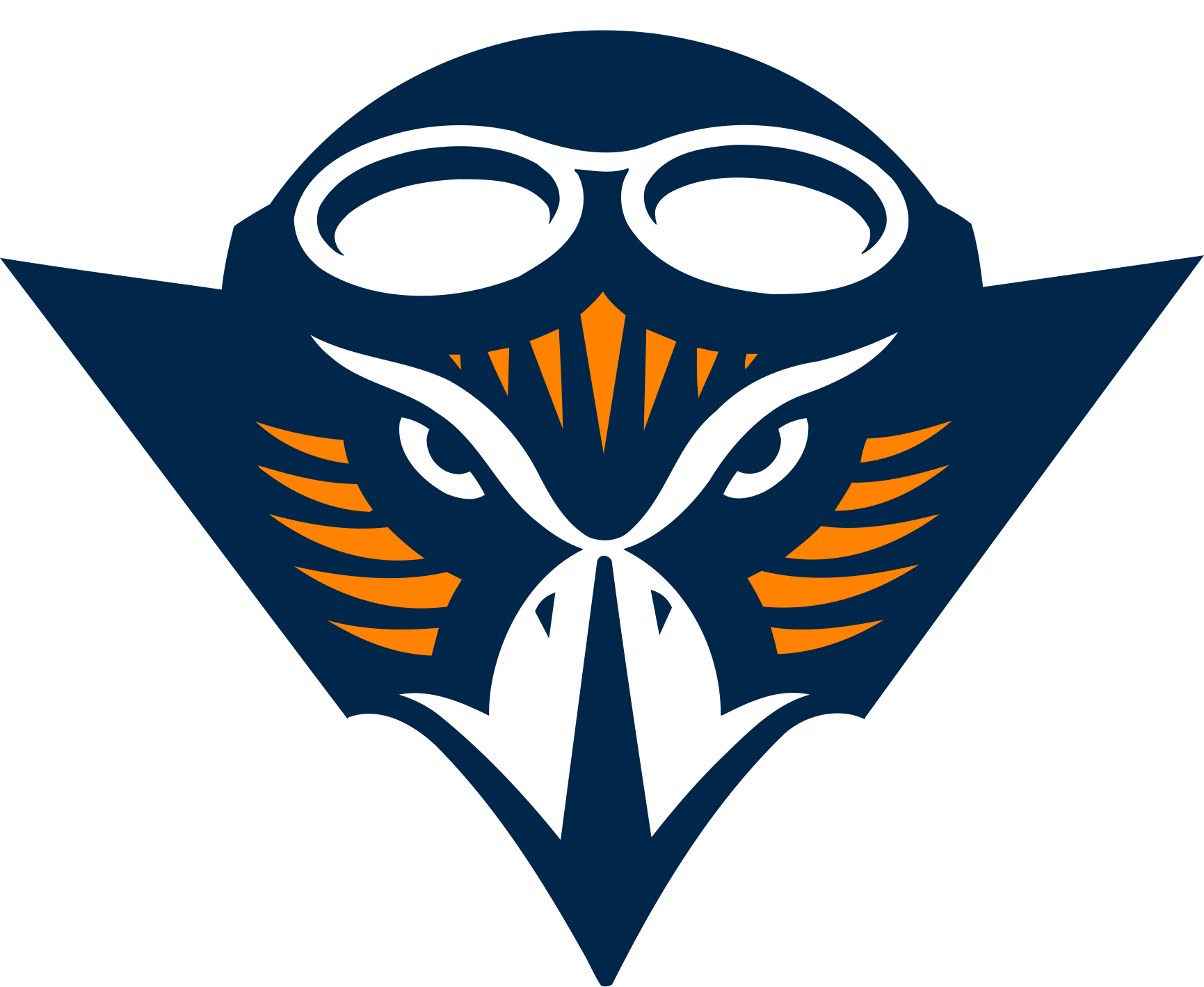 UTM Aviator Hawk Vinyl Sticker – Spirited NCAA Artwork | DECALS OF AMERICA