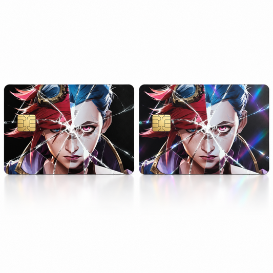 Vi and Jinx Shattered Bond League of Legends Card Skin