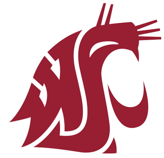 Washington State Cougars NCAA Football Vinyl Decal for Car Truck Window Laptop - DECALS OF AMERICA