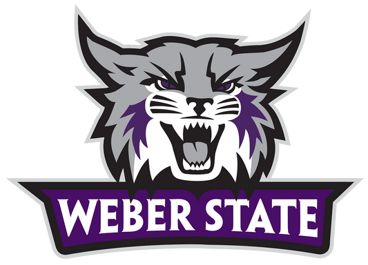 Weber State Wildcats NCAA Football Vinyl Decal for Car Truck Window Laptop - DECALS OF AMERICA