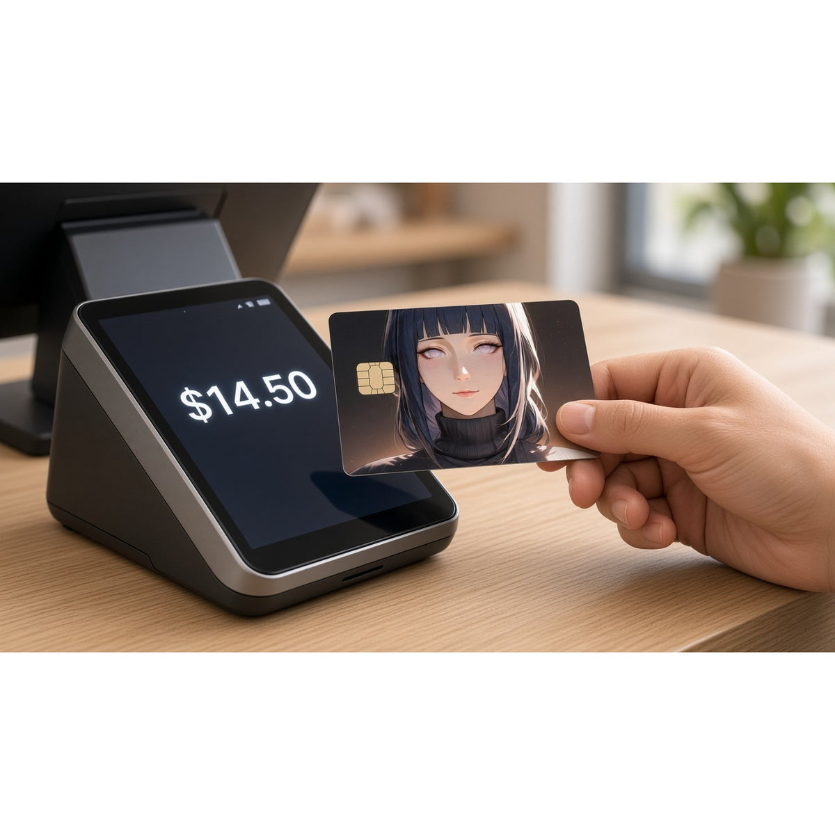 Hinata's Cozy Serenity Naruto Debit Card Credit Card Skin Vinyl Sticker